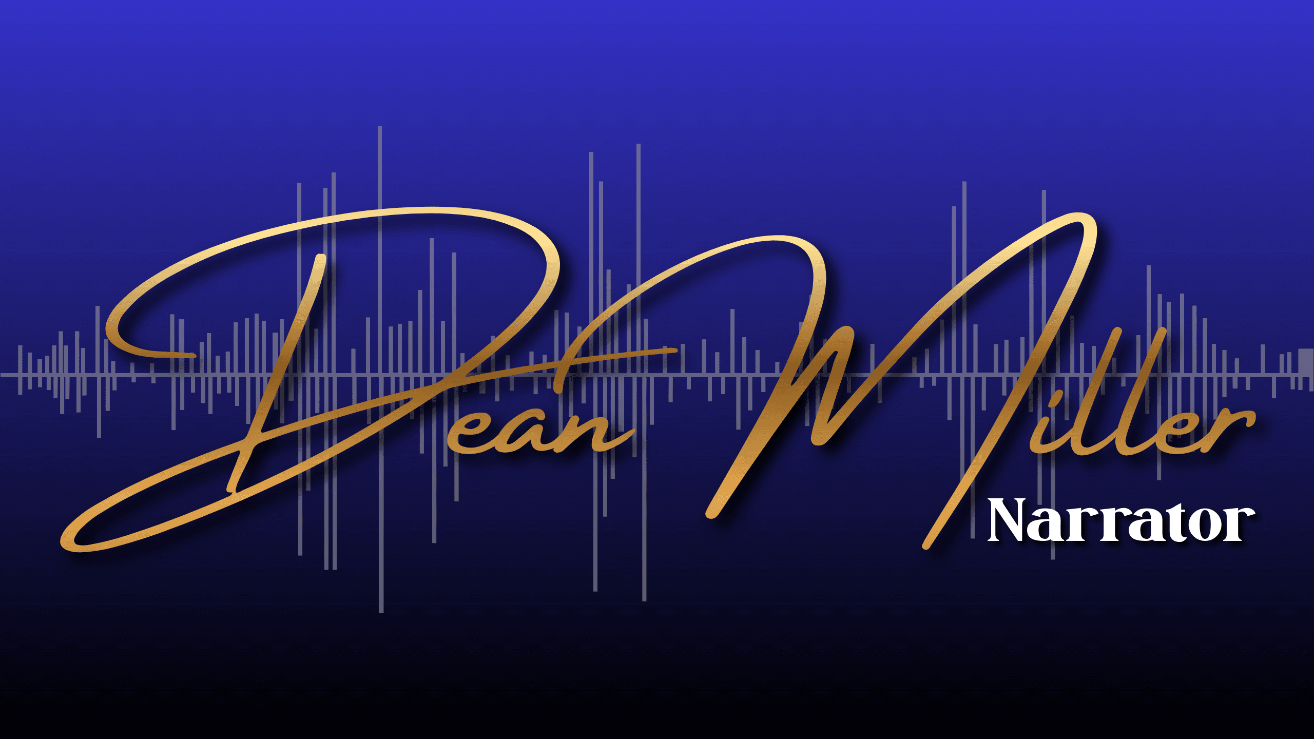 Dean Miller Narrator banner